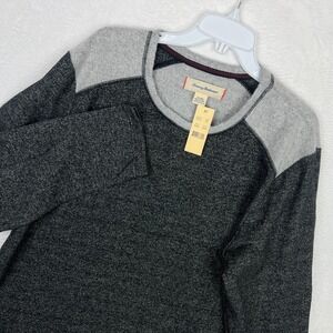 Tommy Bahama Island Sleepwear Shirt Mens XL New Gray Long Sleeve Crewneck
